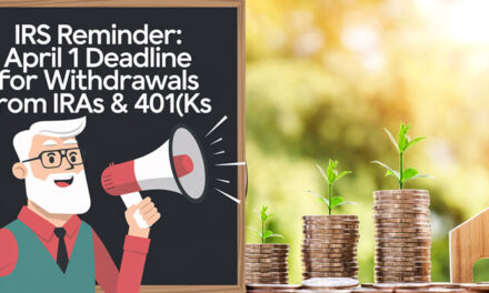 IRS Reminder: April 1 Deadline for RMD Withdrawals from IRAs & 401(k)s